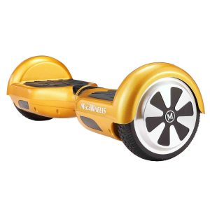 Safety and security guaranteed with the MegaWheels hoverboard. The hoverboard is equipped with two powerful 250 watt motor and can go speeds up to 7.5 mph. Also equipped with a 25V/4A battery and 6.5 inches tires for easy control when riding._Best Hoverboards