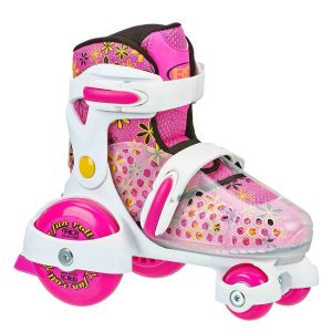 Roller Derby Girl's Roll Adjustable Roller Skate_best roller skates for kids