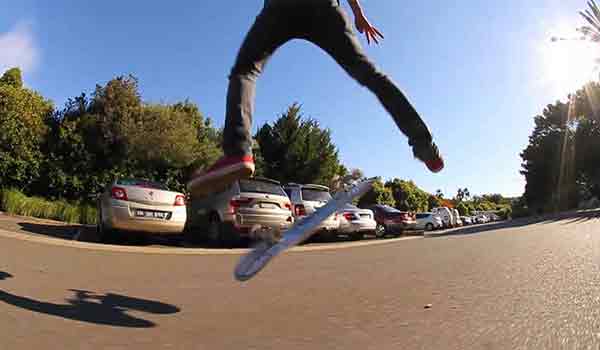 kickflip skateboard trick 