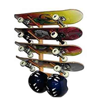 212 Main Wooden Angle Skateboard Display Rack