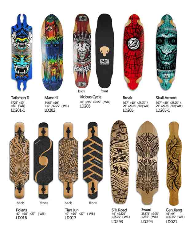 Longboard-vs-skateboard-size