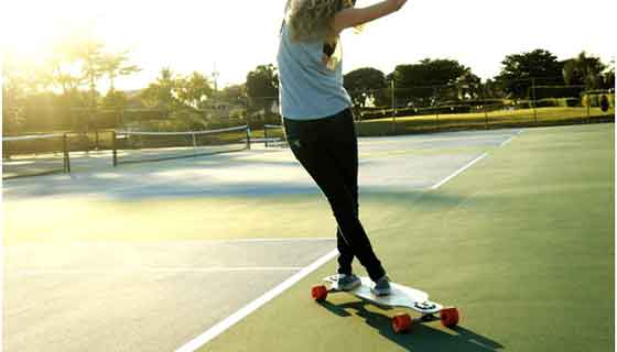 skateboard dancing trick 