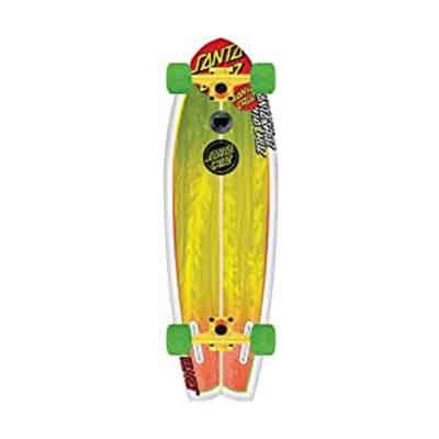 Santa Cruz Skate Land Shark Rasta Sk8 Complete Skate Boards