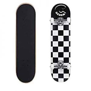 Cal7 patterned Complete 7.5 inch popsical double kick tail skateboard