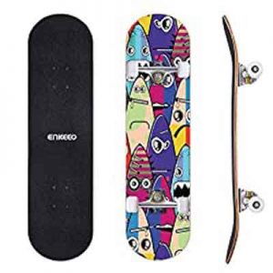 ENKEEO 32″ Double Kicktail Skateboard