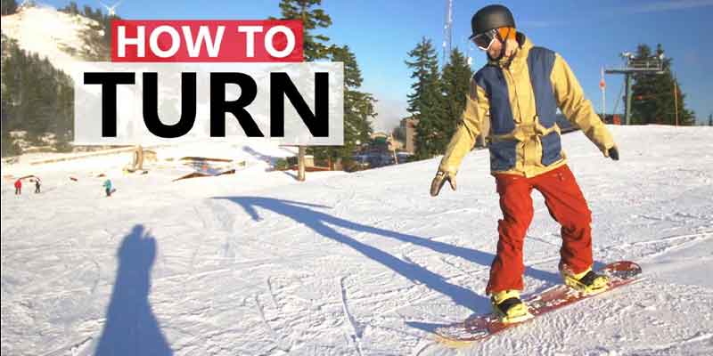 how to turn on a snowboard