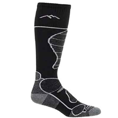 Arn Darn Tough Vermont Men's Fiction 5 OTV Padded Cushion Skiing Socks