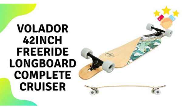 Volador 42inch freeride longboard cruiser is a very good quality longboard for beginners.