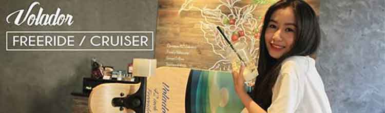 Volador 42inch freeride longboard cruiser is a very good quality longboard for beginners with beautiful design.