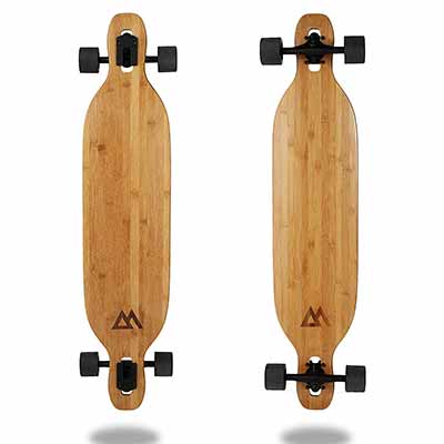 Magneto Longboards Bamboo Longboards for Cruising, Carving, Free-Style, Downhill, and Dancing