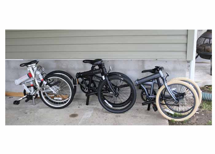 Folding bike frame materials