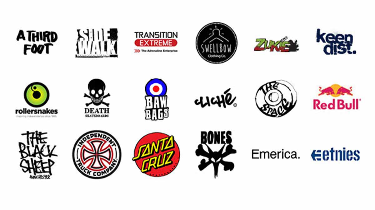 Skate Sponsors list on from authentic source