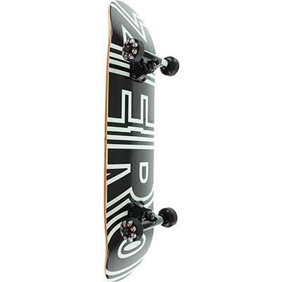 Zero Skateboards Bold Black/White Mini Complete Skateboard