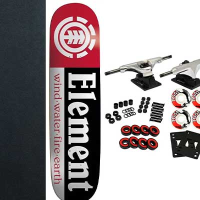 ELEMENT Skateboards SECTION Complete SKATEBOARD Black