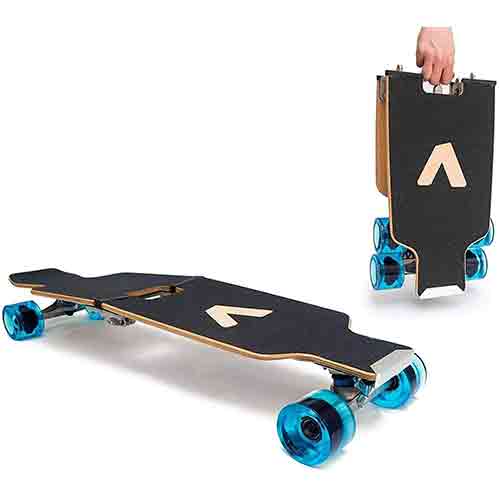 If you are looking for folding longboard, then this board up longboard is a nice foldable longboard. You can take a look at this review.