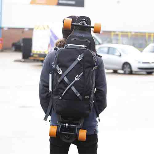 Looking for electric skate backpack?This electric skateboard backpacks can be your choice.