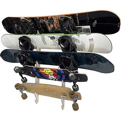 Most Ergonomic: Pro Board Racks Longboard Wall Rack Mount 